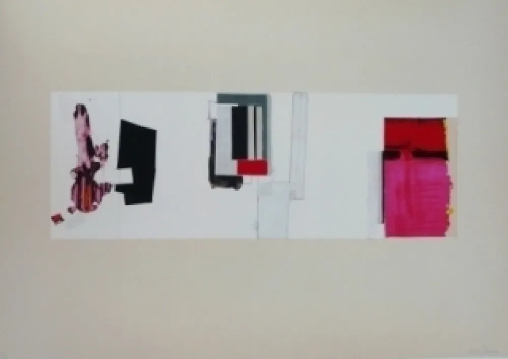 石版画 Garcia-Ponce - Composition 3