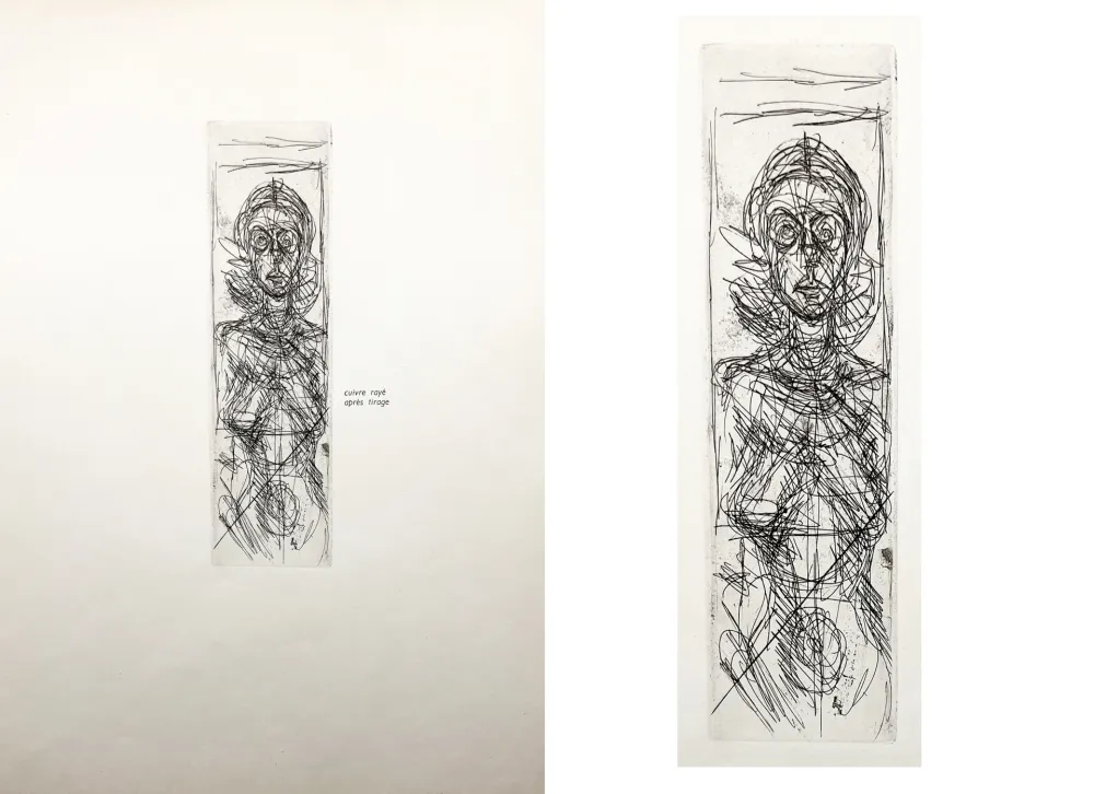 蚀刻版画 Giacometti - 