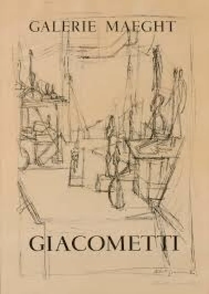 海报 Giacometti - L'atelier de l'artiste 