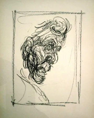 石版画 Giacometti - Portrait