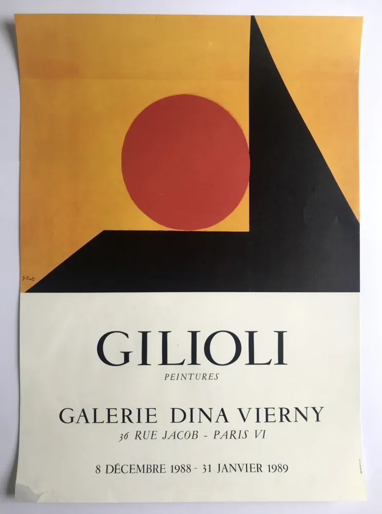 海报 Gilioli - Galerie Dina Vierny