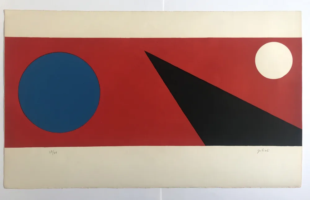 石版画 Gilioli - Sans titre