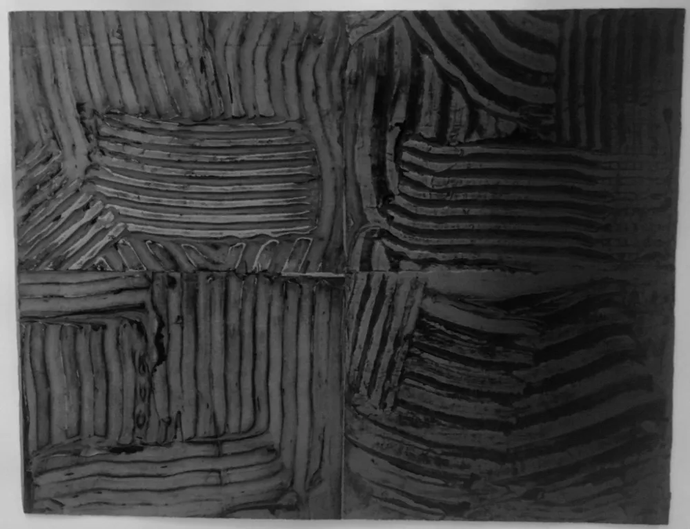 拼贴版画 Gilliam - 3 plates