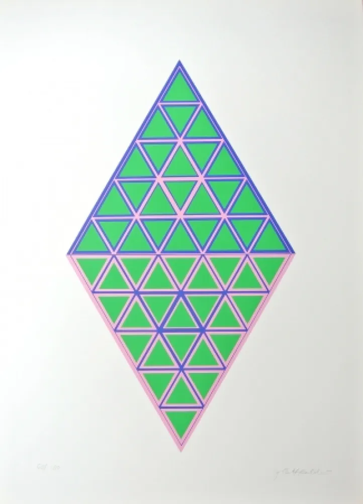 石版画 Glattfelder - Composition