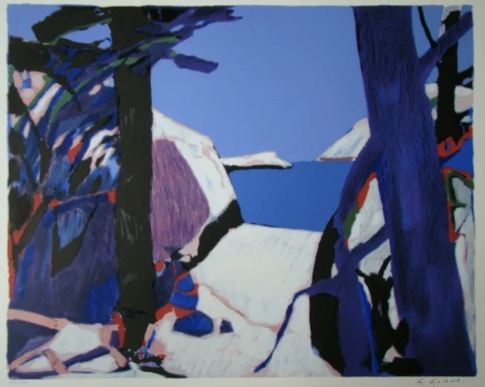 石版画 Godard - Provence