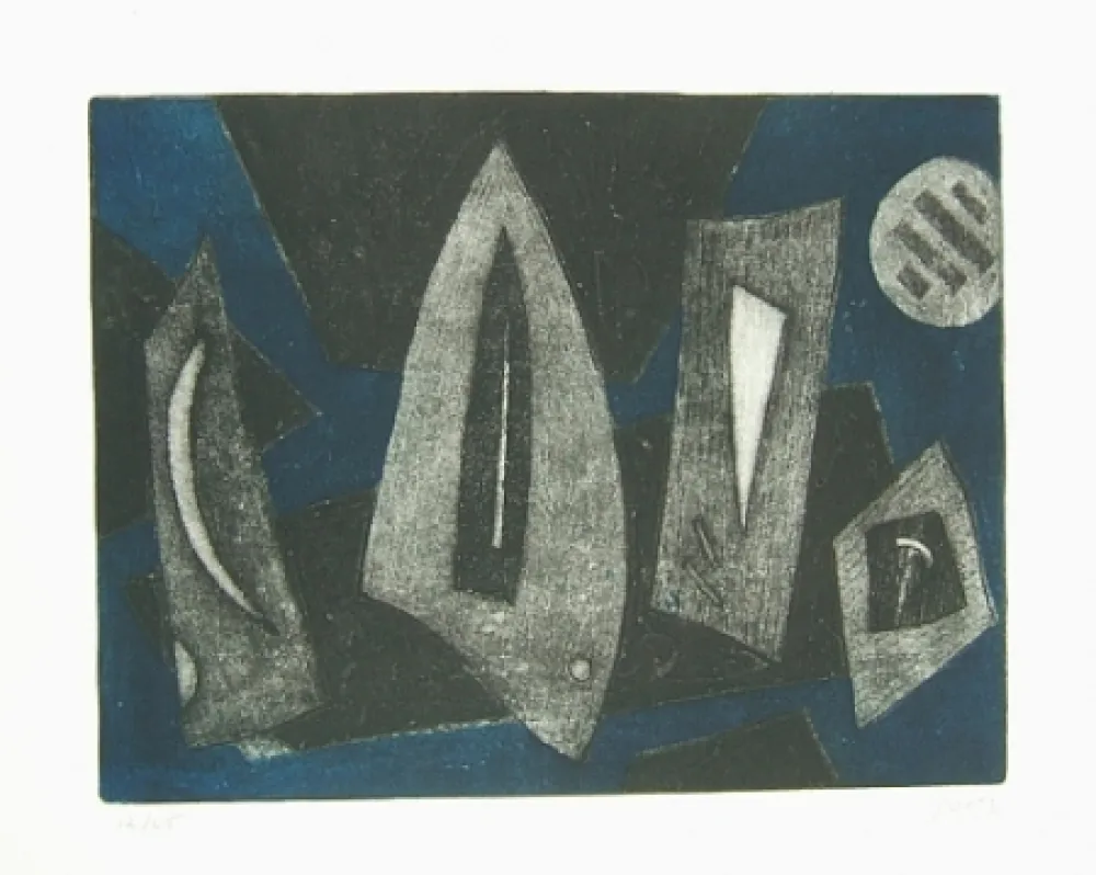 金刚砂版画 Goetz - Senza titolo