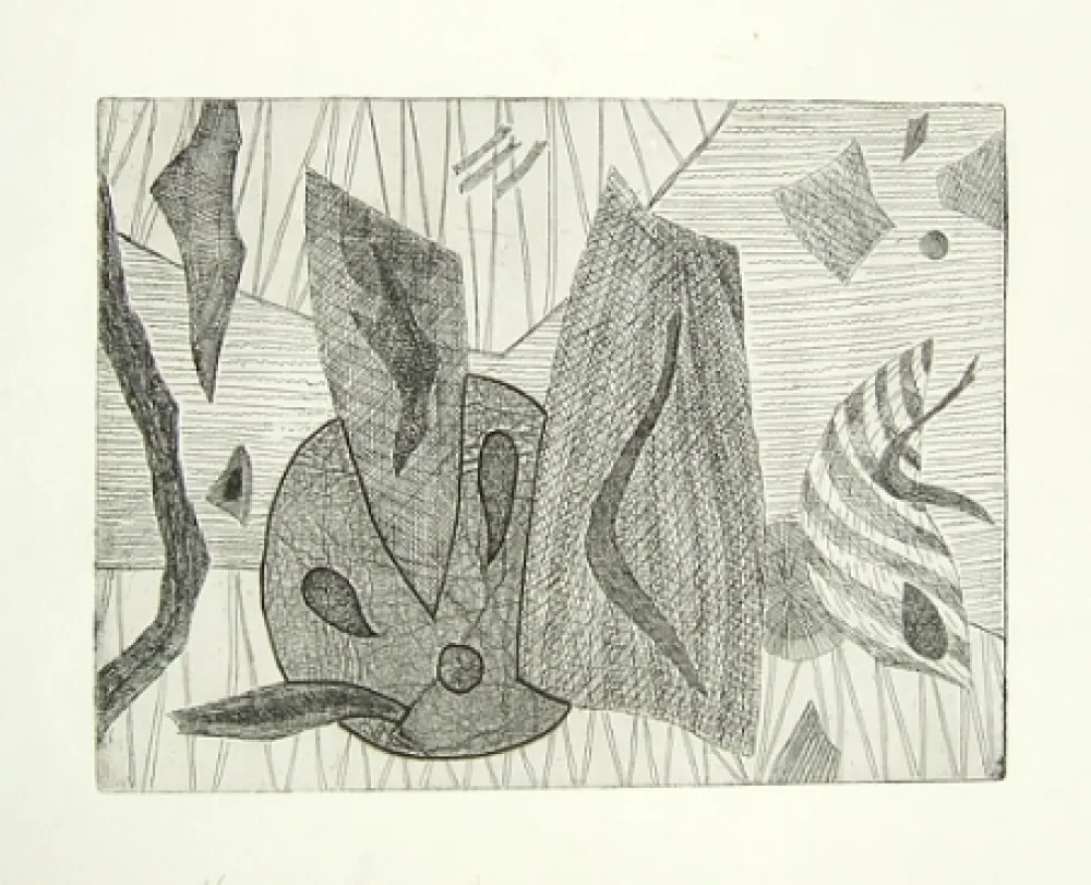 版画 Goetz - Senza titolo