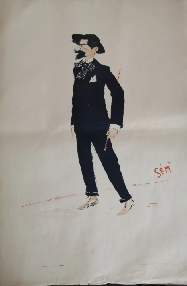 石版画 Goursat - SEM - Caricature Album Marseillais