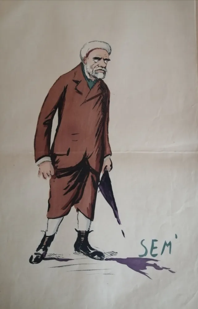 石版画 Goursat - SEM - Caricature Album Marseillais