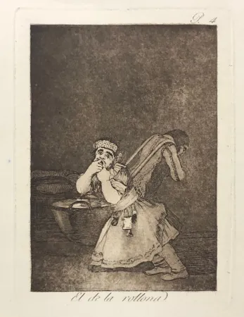 蚀刻版画 Goya - Capricho 4. El de la rollona