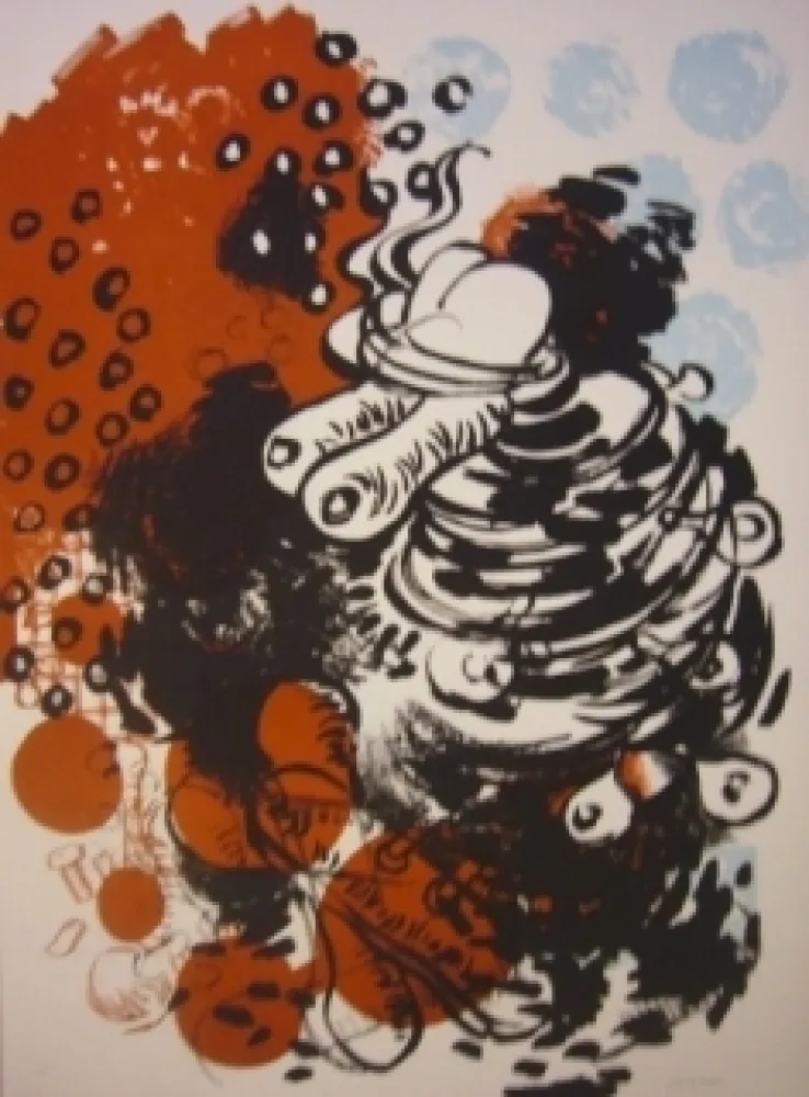 石版画 Grau - Sans titre 2