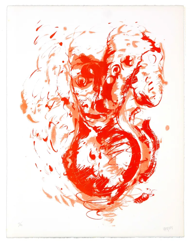 石版画 Grinberg - Le changement en mauvais esprit 