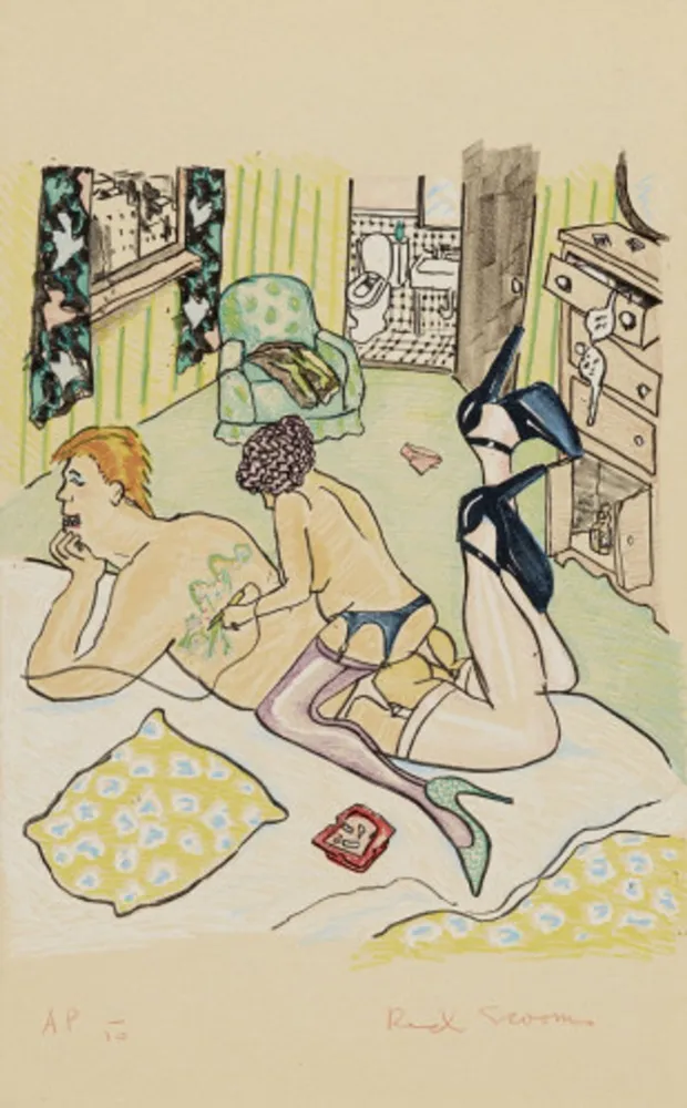 石版画 Grooms - The Tattoo Artist