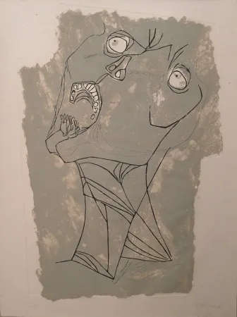 蚀刻版画 Guayasamin - El Grito I