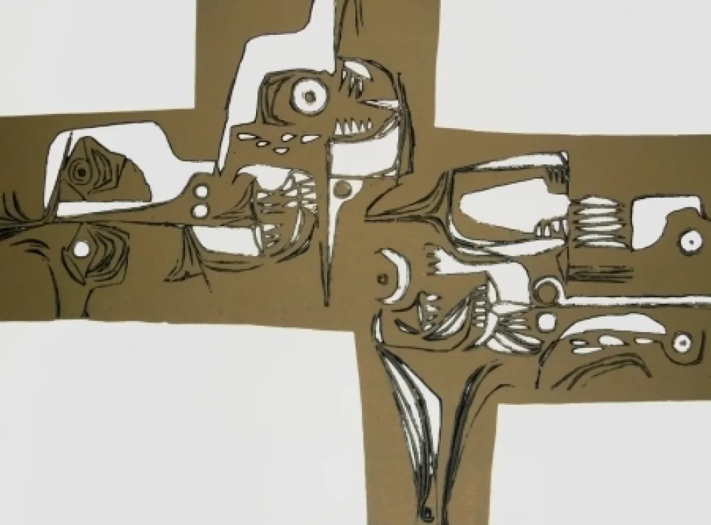 版画 Guayasamin - Milay