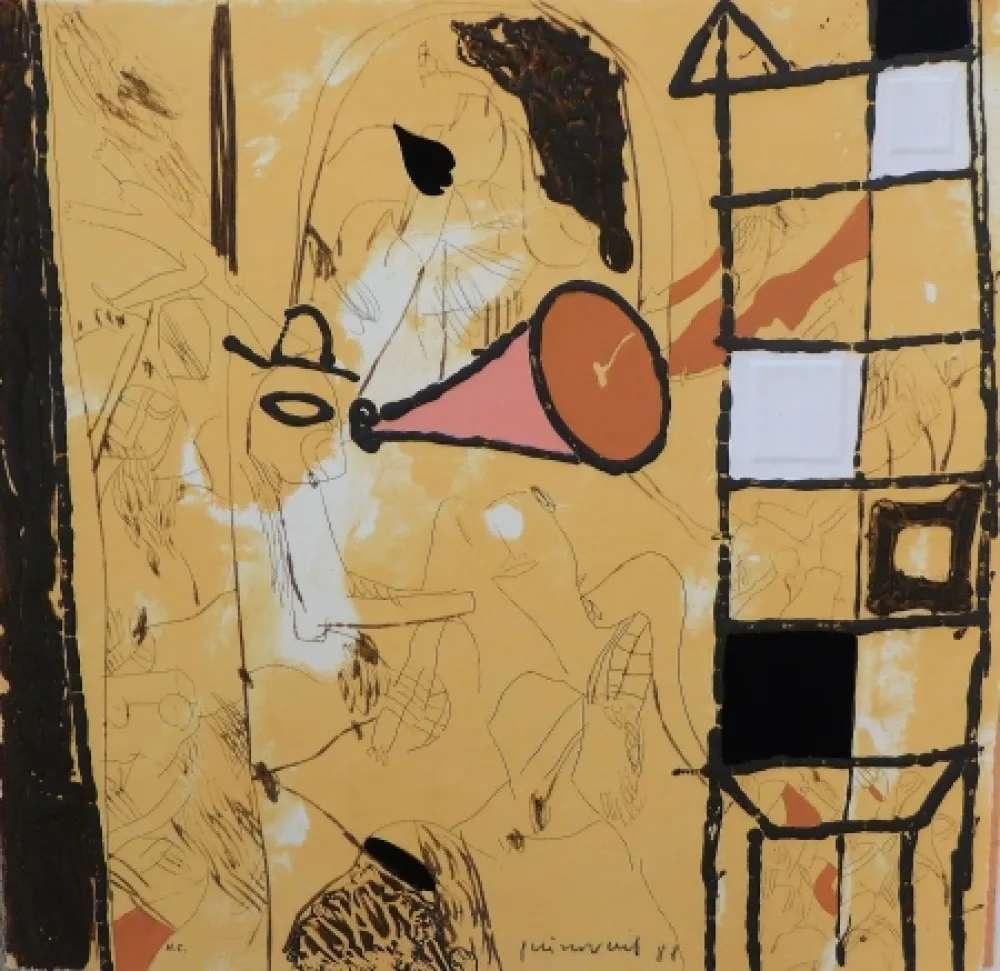 版画 Guinovart - Garcia Lorca 9