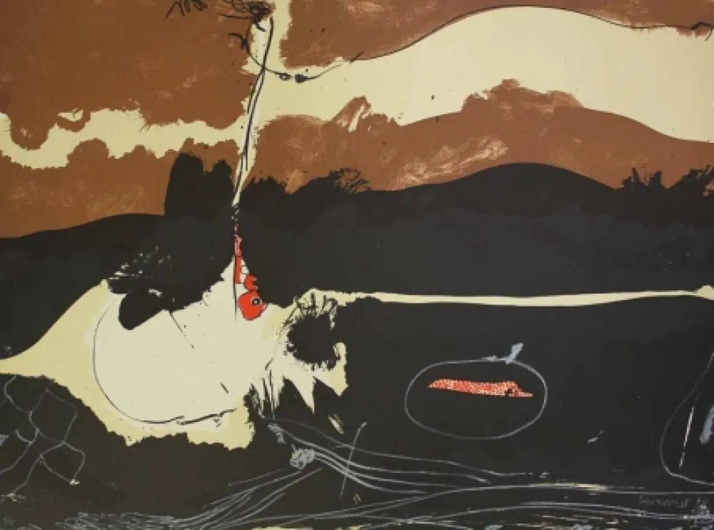 石版画 Guinovart - Gui 5