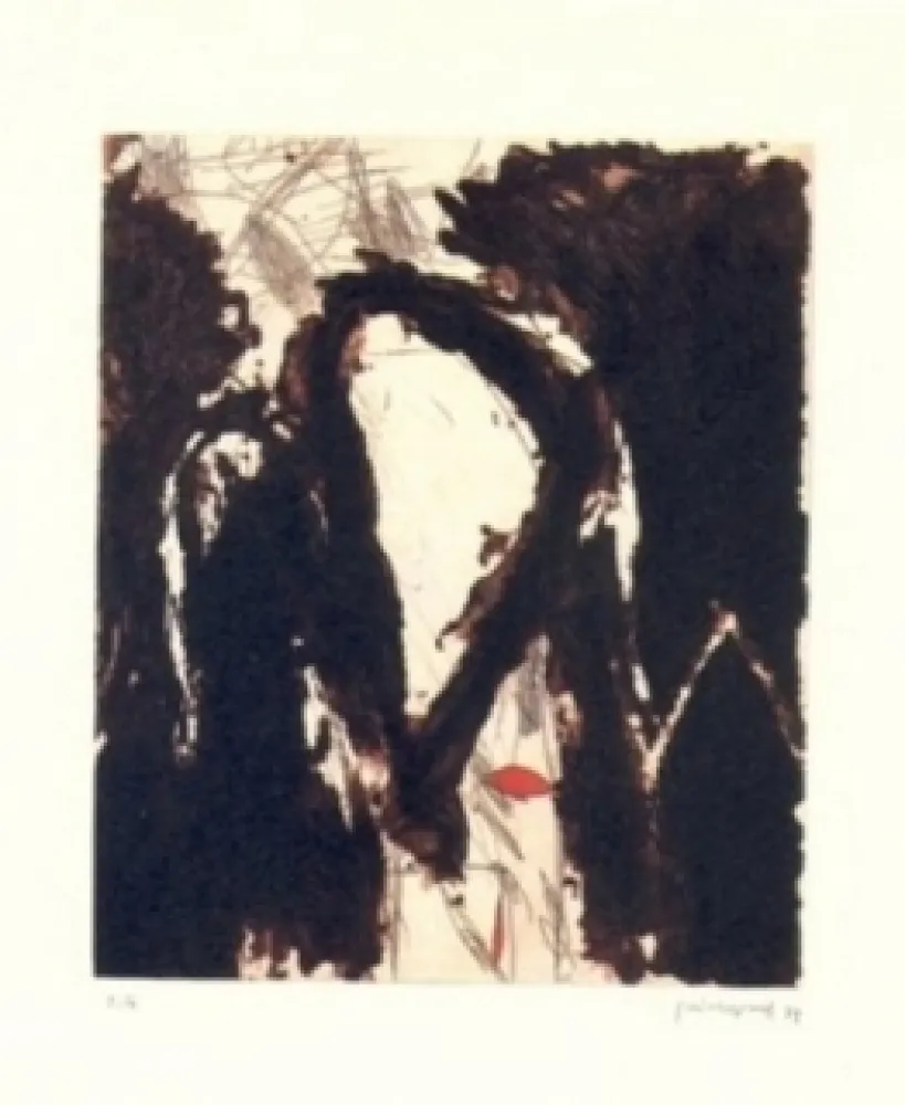 版画 Guinovart - La nit