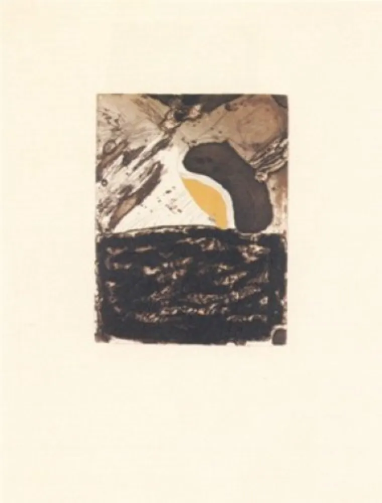 版画 Guinovart - L'últim ocre