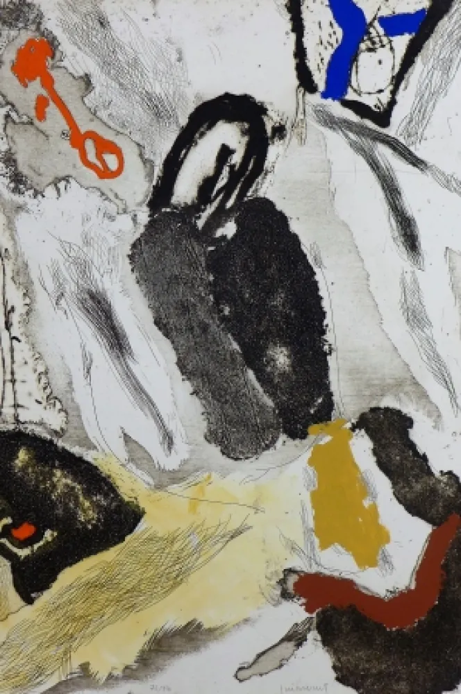 版画 Guinovart - M'agafa la Terra 