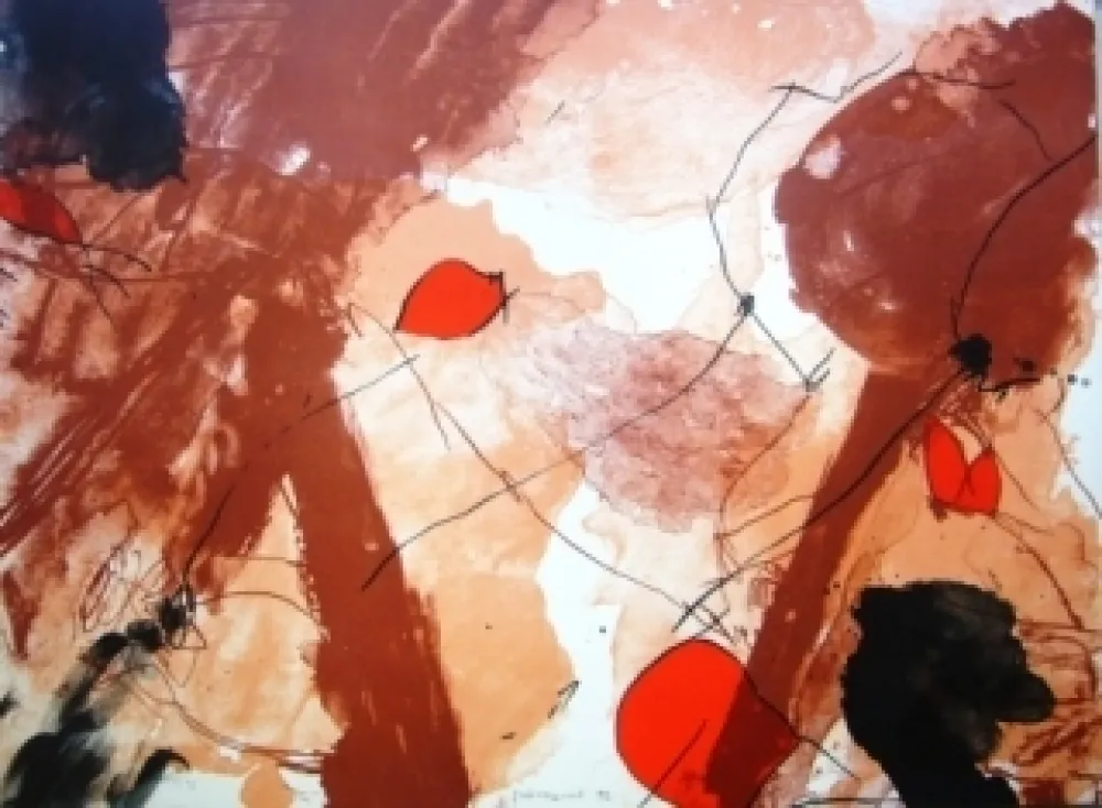 石版画 Guinovart - Sans titre 12