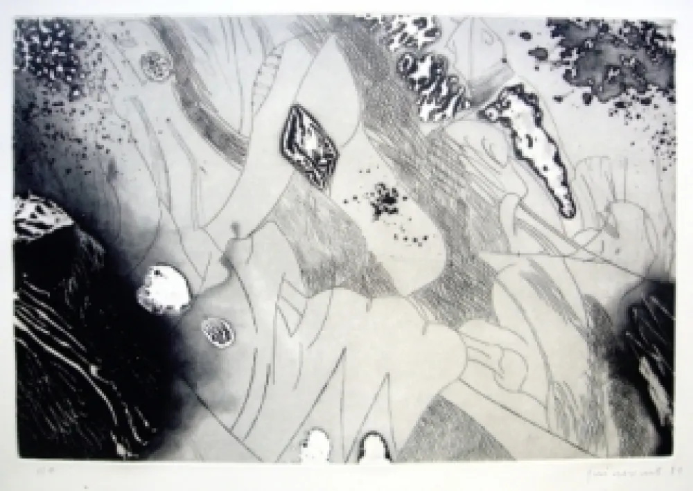 金刚砂版画 Guinovart - Sans titre 2