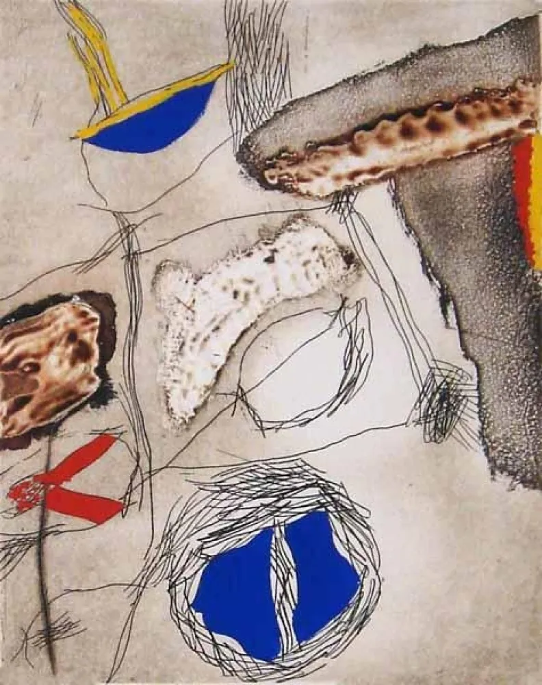 蚀刻版画 Guinovart - Sèpia 3