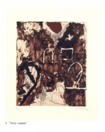 版画 Guinovart - Terra i espais