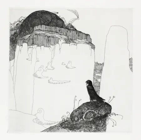 版画 Hablik - Turmfalke (Kestrel)