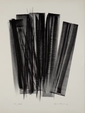 石版画 Hartung - Campagne de schiste (L 162), 1978 - Hand-signed