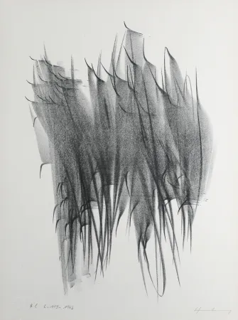 石版画 Hartung - Composition 