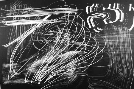 石版画 Hartung - Composition