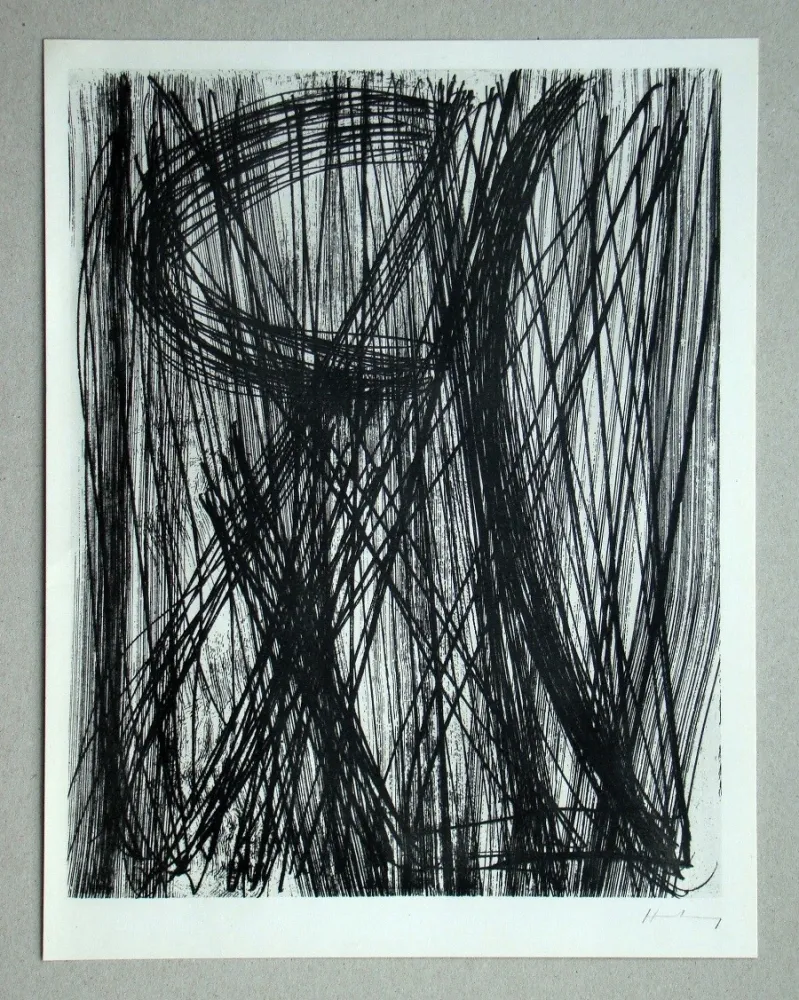 丝网印刷 Hartung - G 17 - 1953