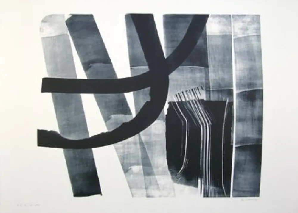 石版画 Hartung - L-13-1974