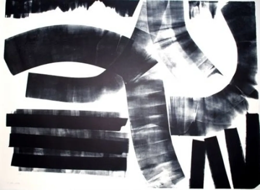 石版画 Hartung - L-17-1974 