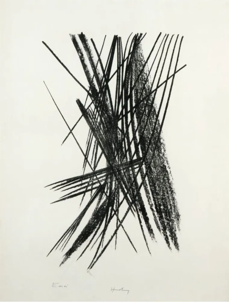 石版画 Hartung - L16