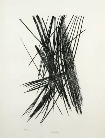 石版画 Hartung - L16