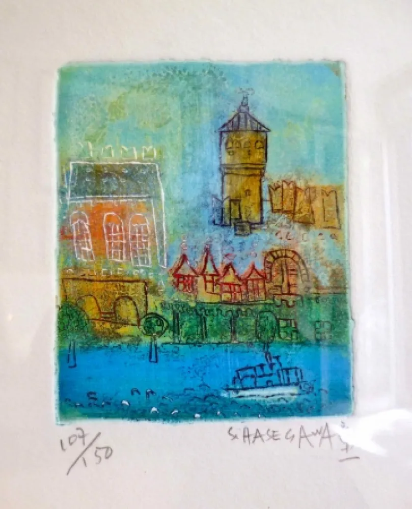 版画 Hasegawa - BORGO MEDIEVAL TURIN