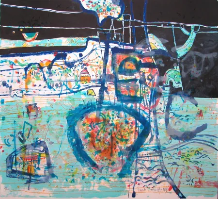 石版画 Hasegawa - CHANT DE JEUNESSE