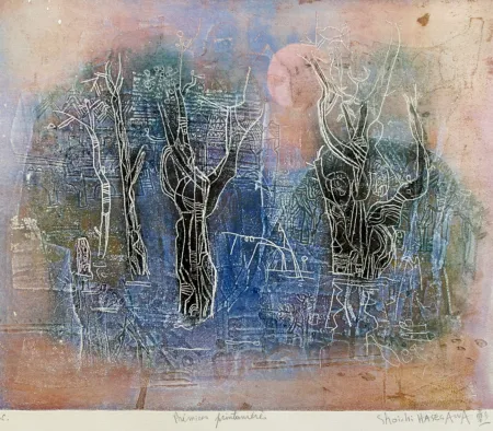 版画 Hasegawa - Prémices printaniers 
