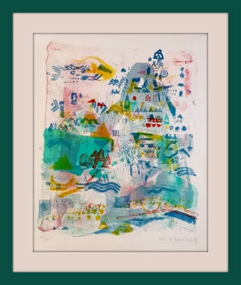 石版画 Hasegawa - Saint-Nazaire