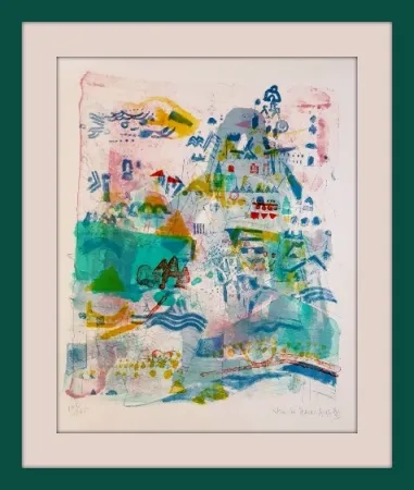 石版画 Hasegawa - Saint-Nazaire