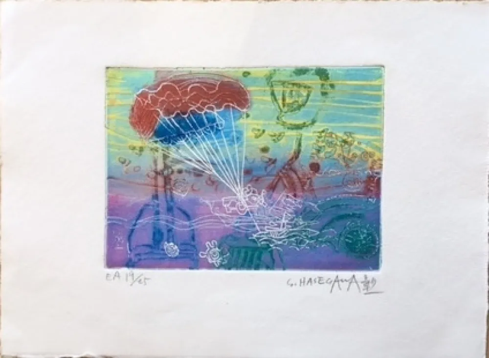 版画 Hasegawa - Sans titre 