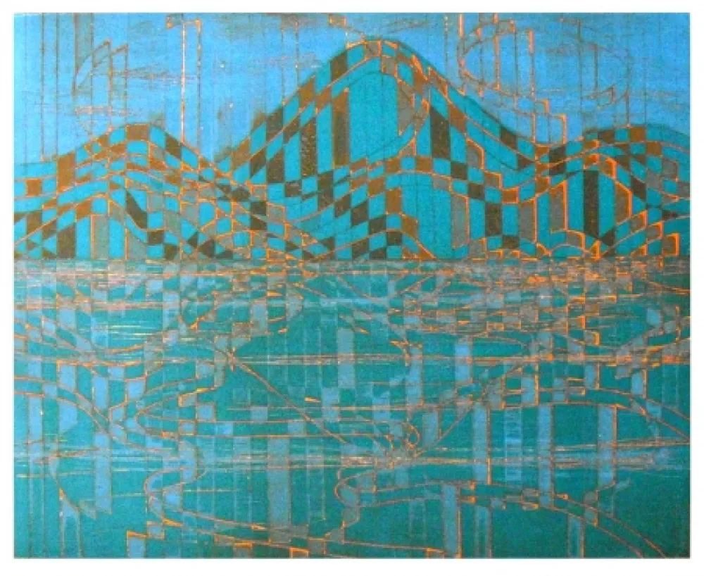 版画 Hayter - Caragh lake