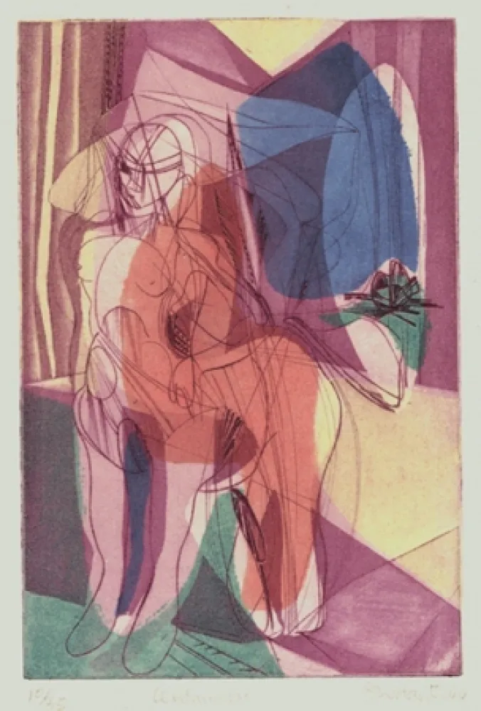 蚀刻版画 Hayter - Centauresse