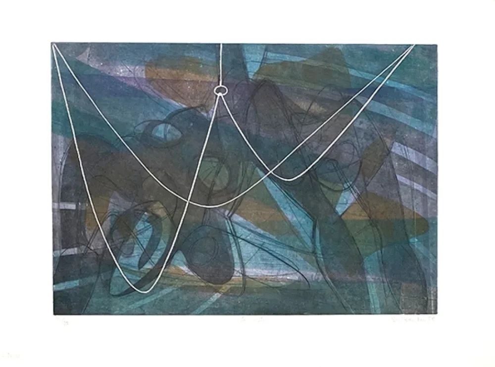 版画 Hayter - La noyée