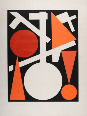 丝网印刷 Herbin - Abstract Composition, 1959