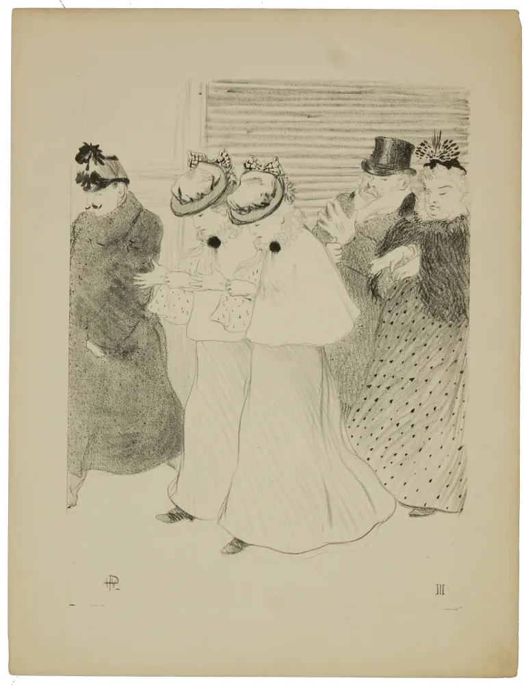 石版画 Hermann-Paul - 3. Gens comme il faut 