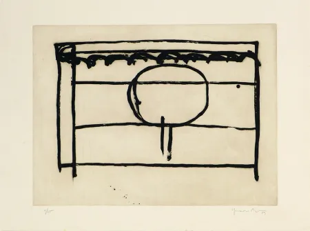 版画 Hernandez Pijuan - Recorrido para un espacio I