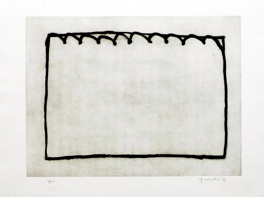 版画 Hernandez Pijuan - Recorrido para un espacio III